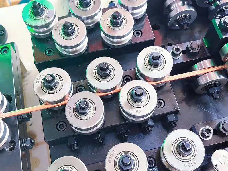Walcarka drutu elektromagnetycznego
